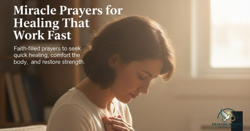 6–10: Miracle Prayers for Healing That Work Fast