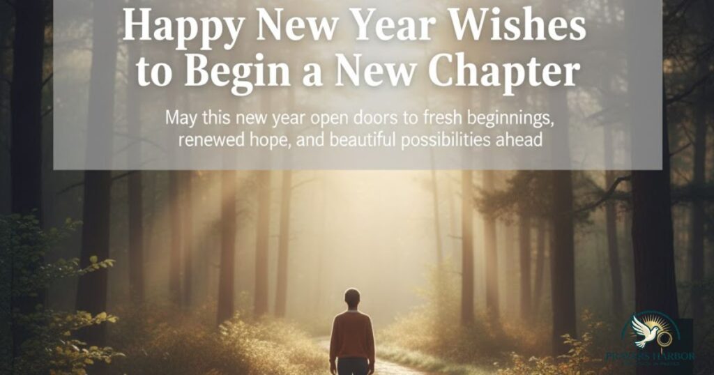 Happy New Year Wishes to Begin a New Chapter