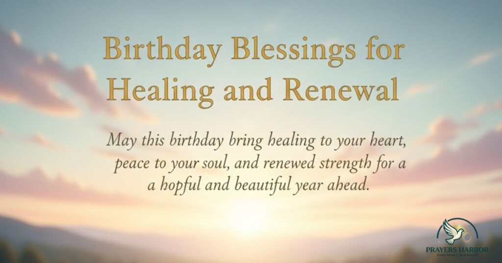 Birthday Blessings for Healing and Renewal