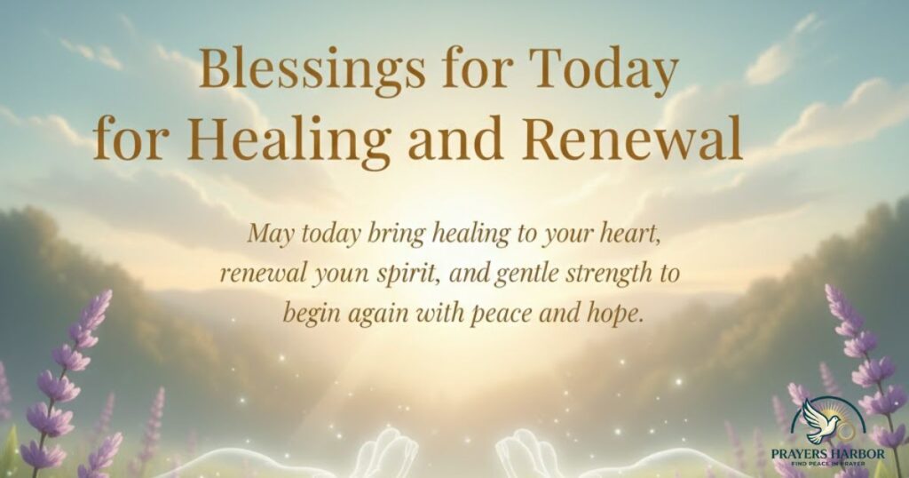 Blessings for Today for Healing and Renewal