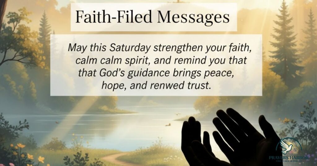 Faith-Filled Saturday Messages