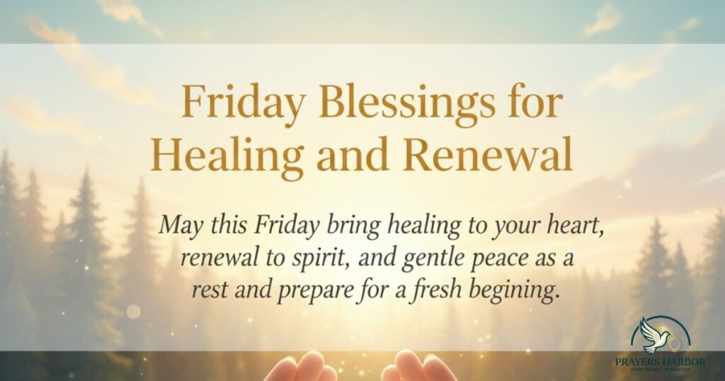 Friday Blessings for Healing and Renewal