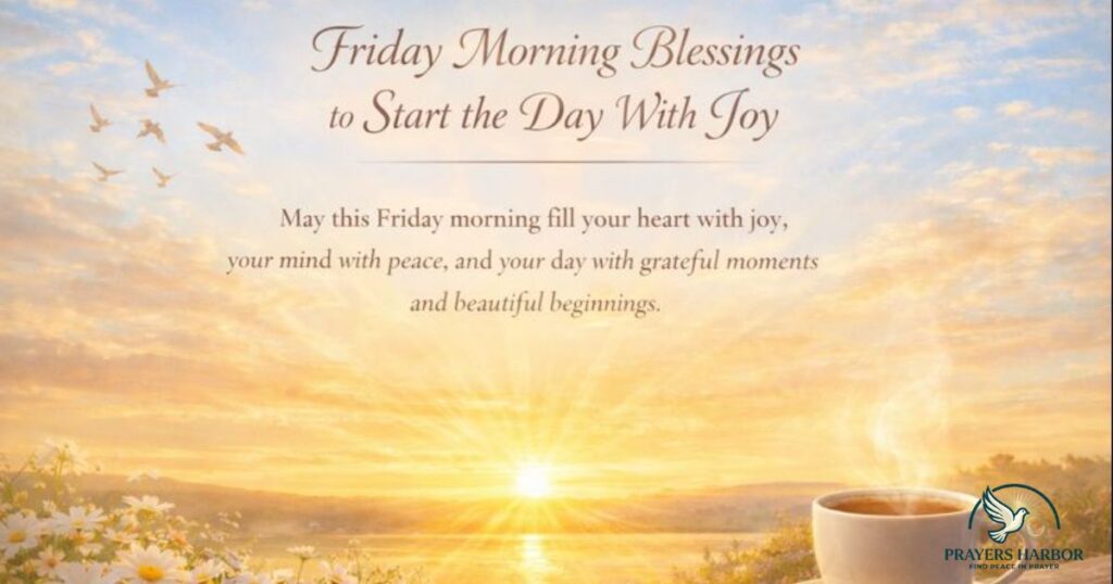 Friday Morning Blessings to Start the Day With Joy