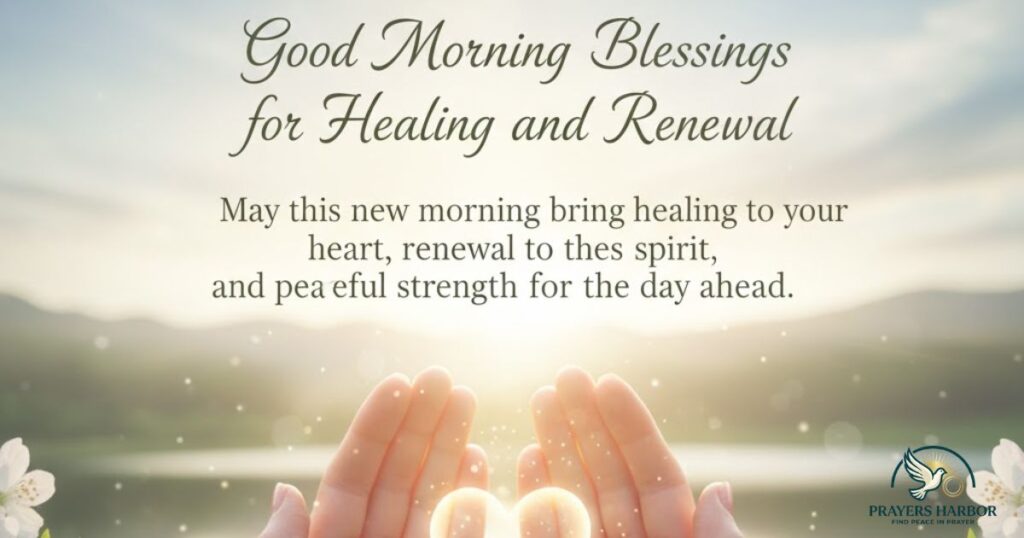Good Morning Blessings for Healing and Renewal