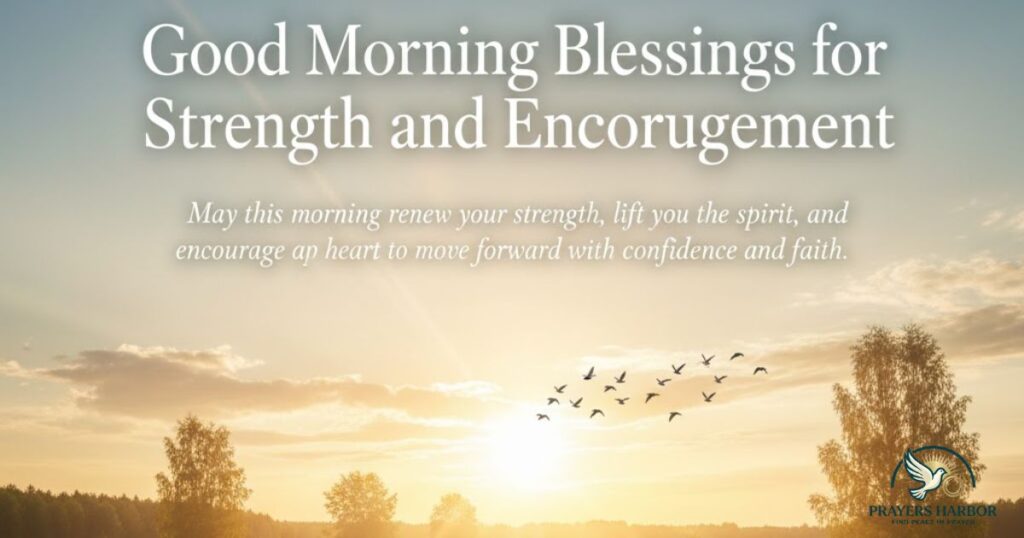 Good Morning Blessings for Strength and Encouragement