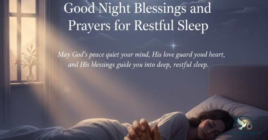 Good Night Blessings and Prayers for Restful Sleep