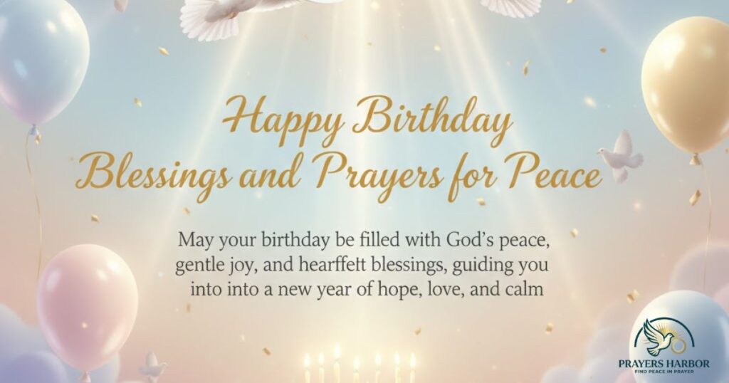 Happy Birthday Blessings and Prayers for Peace