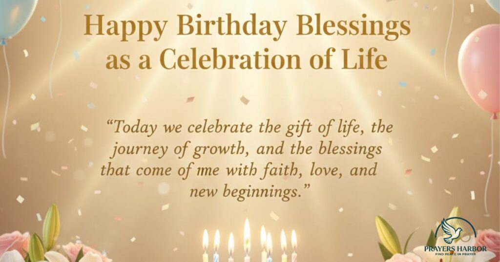 Happy Birthday Blessings as a Celebration of Life