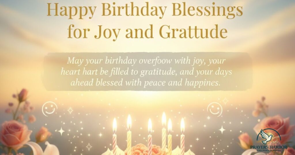 Happy Birthday Blessings for Joy and Gratitude
