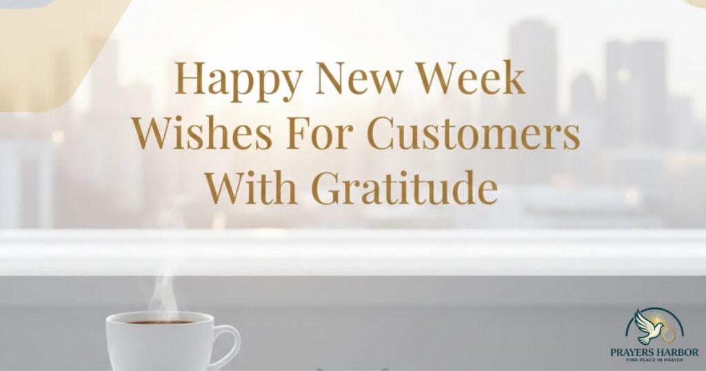 Happy New Week Wishes For Customers With Gratitude