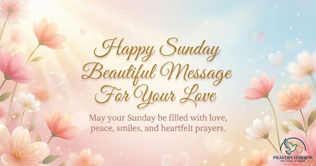 Happy Sunday Beautiful Message For Your Love