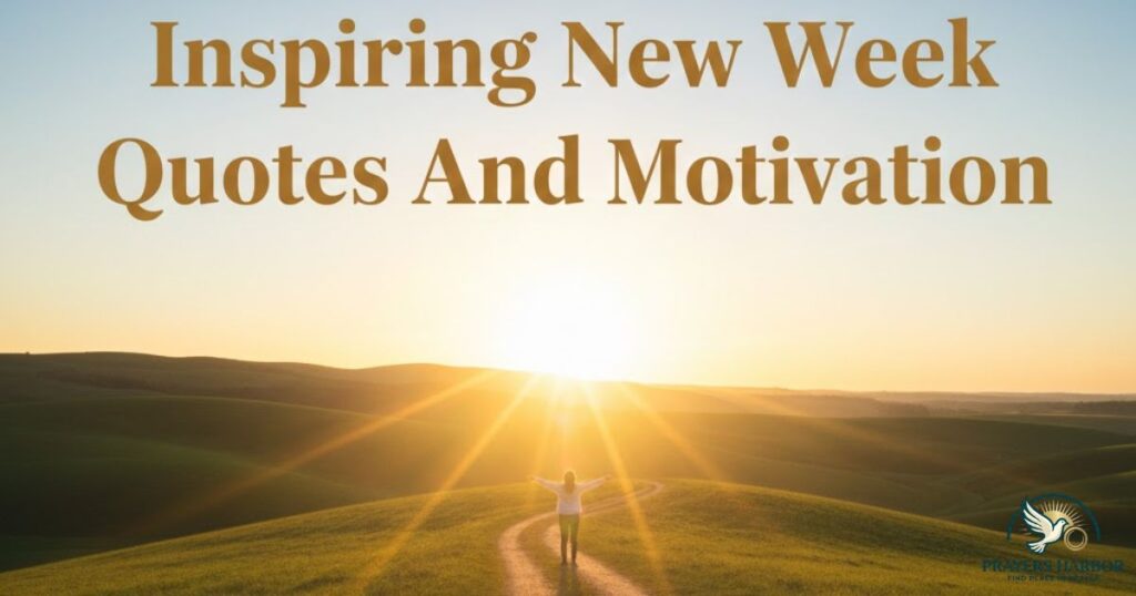 Inspiring New Week Quotes And Motivation