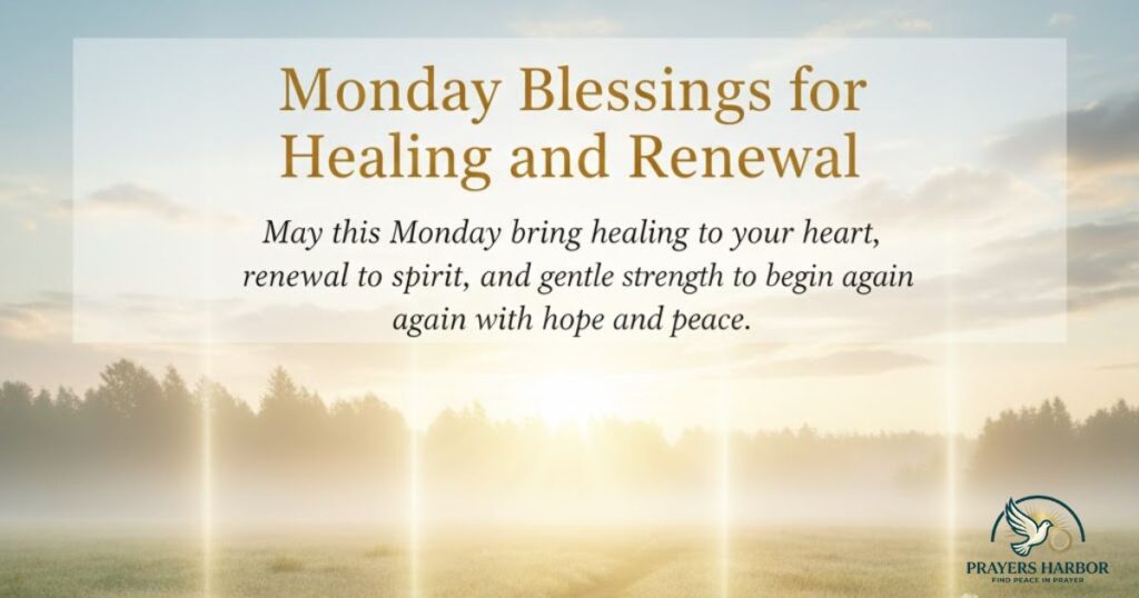 Monday Blessings for Healing and Renewal