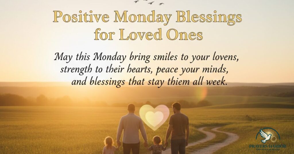 Positive Monday Blessings for Loved Ones