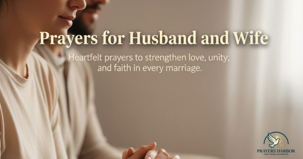 Prayers for Husband and Wife