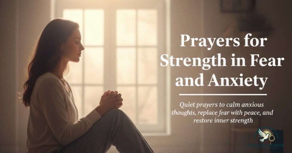 Prayers for Strength in Fear and Anxiety