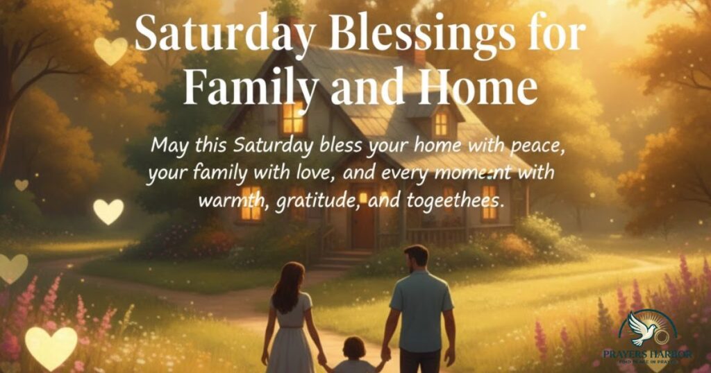 Saturday Blessings for Family and Home