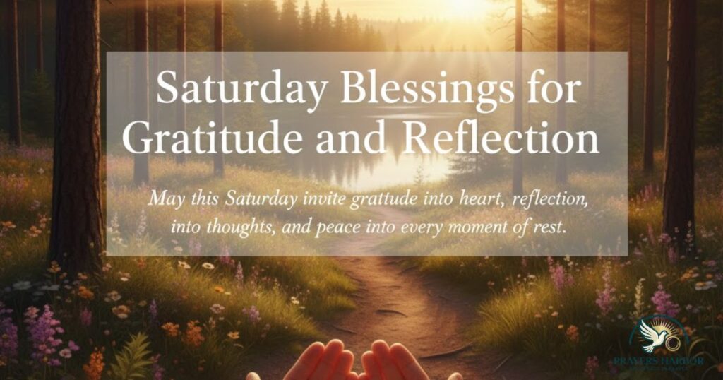 Saturday Blessings for Gratitude and Reflection
