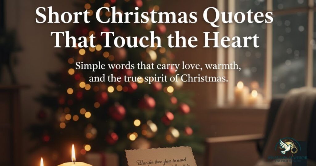 Short Christmas Wishes That Truly Touch the Heart 6 Short Christmas Quotes That Touch the Heart