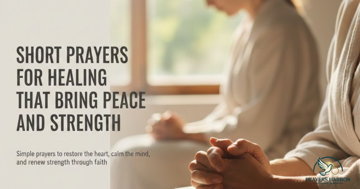 25 Short Prayers for Healing That Bring Peace and Strength