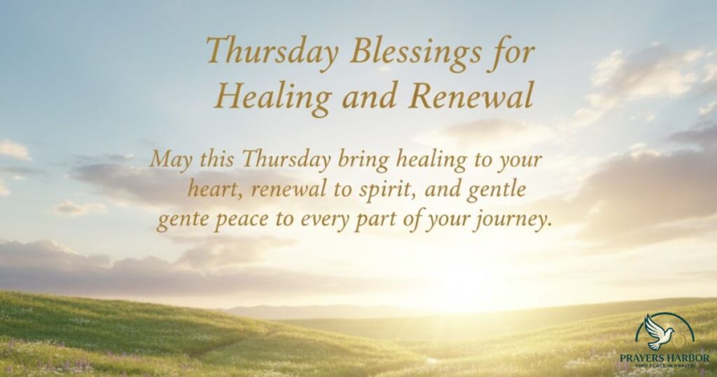 Thursday Blessings for Healing and Renewal