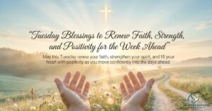 Tuesday Blessings to Renew Faith, Strength, and Positivity for the Week Ahead