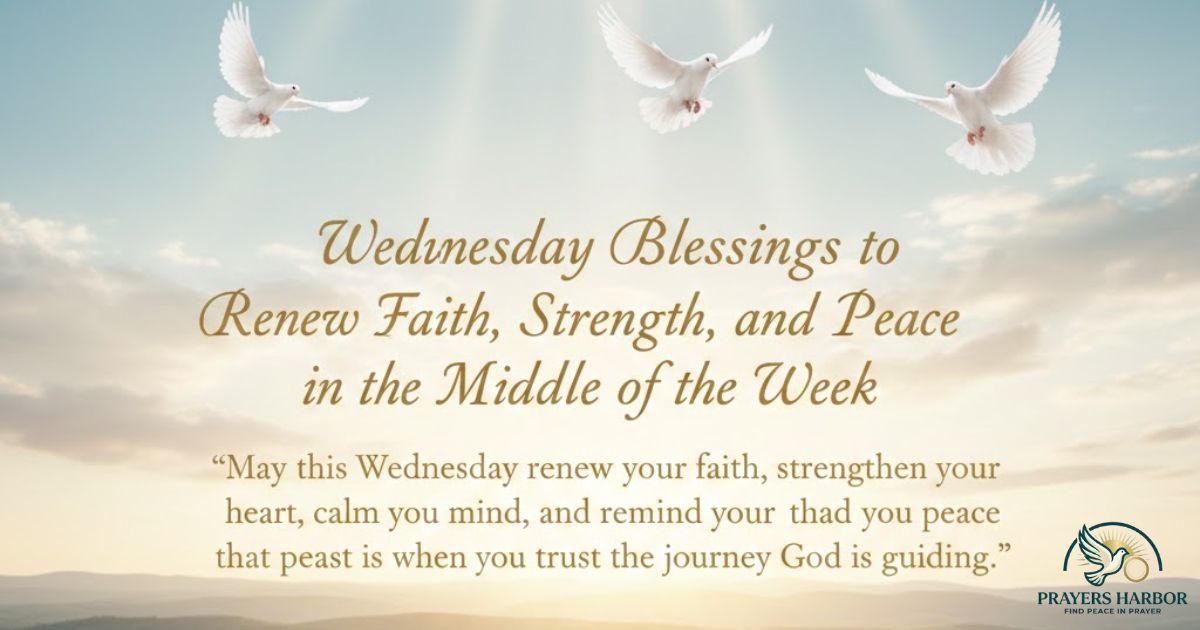 Wednesday Blessings To Renew Faith Strength And Peace In The Middle Of The Week