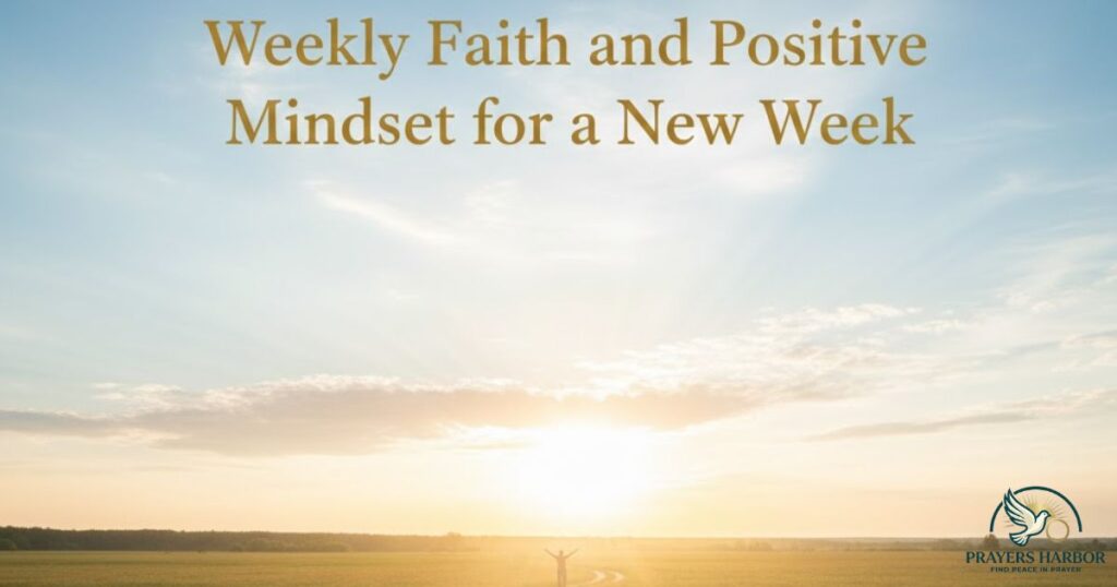 Weekly Faith And Positive Mindset For A New Week