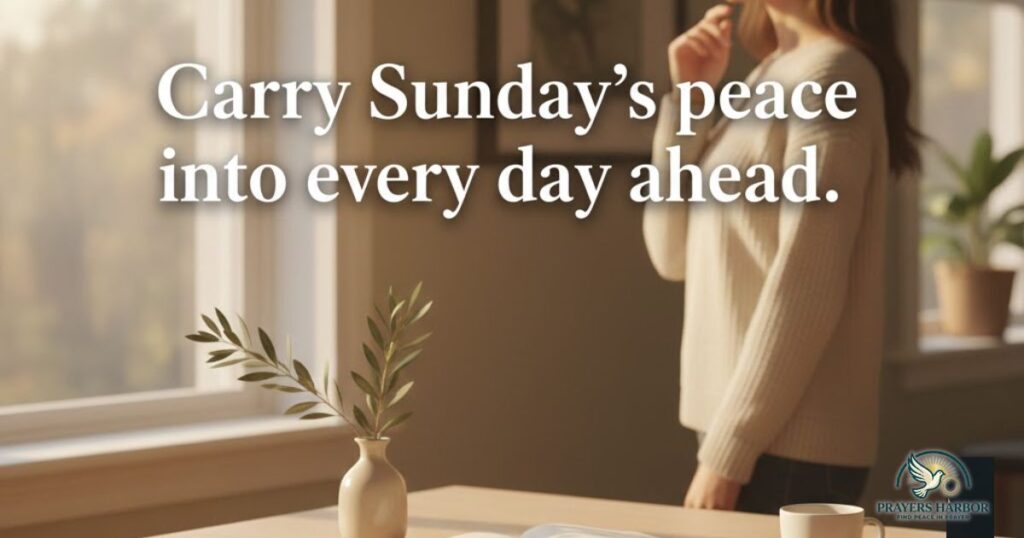 Conclusion: Let Sunday Morning Blessings Guide Your Week