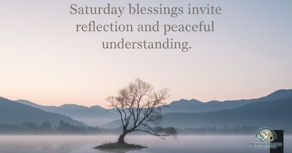 Uplifting Saturday Blessings Quotes for Reflection