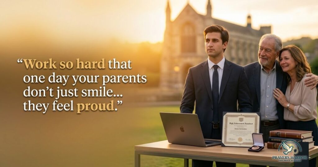 Motivation Parents Proud Quotes